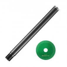VEVOR Broca de diamante para ladrillos de hormigón, taladro de núcleo de diamante húmedo de 50,8 mm, profundidad de perforación de 355 mm con hoja de sierra, rosca hembra de 1-1/4