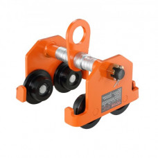 VEVOR Carro Empuje Viga Polipasto Carga 2 T Ajustable 63.5-203.2 mm