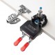 Buy Concealed Hinge Jig Precise 35mm Hinge Installation Tool Aluminum Alloy Steel with 2 Clamps for Mounting Furniture Cabinet Door Hinges