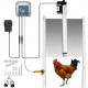 Buy Chicken Coop Door Opener Kit 32 x 30cm Automatic Chicken Coop Door with Sensor Chicken Coop Door Opener Timer