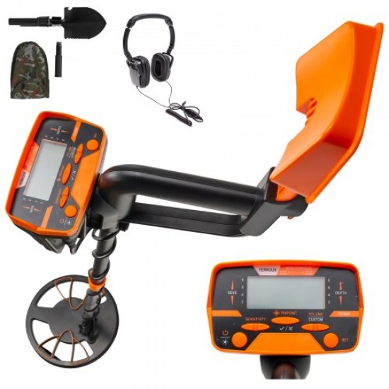 Buy Metal Detector with LCD Control Headphones Shovel Deep Underwater Treasure Hunting