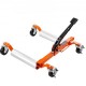 Buy Vehicle Handling Truck Moves 355.6mm Tires 680kg Load Ratchet Foot with 4 Locking Wheels Hydraulic Jack for Vehicle Positioning Car Repair