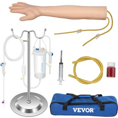 Kit IV Modelo Educativa de Práctica de Brazo, Flebotomía Venipunción, Práctica de Inyección, Práctica Médica Educativa y Modelo de Enseñanza, para Enfermeras y Aprendices Médico