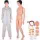 Buy Female Teaching Model, Intubation Study Manikin, 12KG Training, Flexible Laboratory Care, 26 Types PVC Nursing Manikin 116 x 45 x 27 cm Education Teaching Model