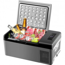 Nevera Portátil Eléctrica 15L 12/24V Refrigerador Portátil del Automóvil -20~10 Centígrados Nevera Camping de Viaje Eléctrica