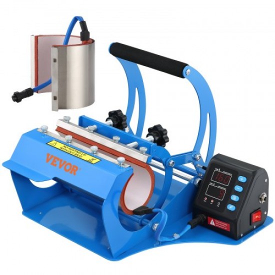 Buy Heat Press Machine for Mugs 560W 11oz 20oz Mug Press 0 - 428°F Blue Mug Sublimation Machine for Transferring Images