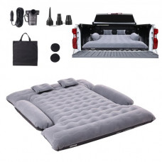 VEVOR Colchón de aire para camioneta, para camionetas de tamaño completo de 6 a 6,5 pies con bomba de aire de 12 V, 2 almohadas, bolsa de transporte, para Chevrolet Silverado, Ford 150/250/350