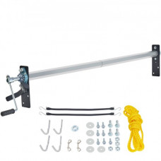 VEVOR Kit de rodillos de lona con manivela, kit de rodillos de lona de aleación de aluminio de 5'-8' con mango envuelto en esponja de 7