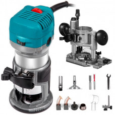 Recortadora de Mano Eléctrico Fresadora Madera 710 W Laminador de Madera Carpintero 220 V