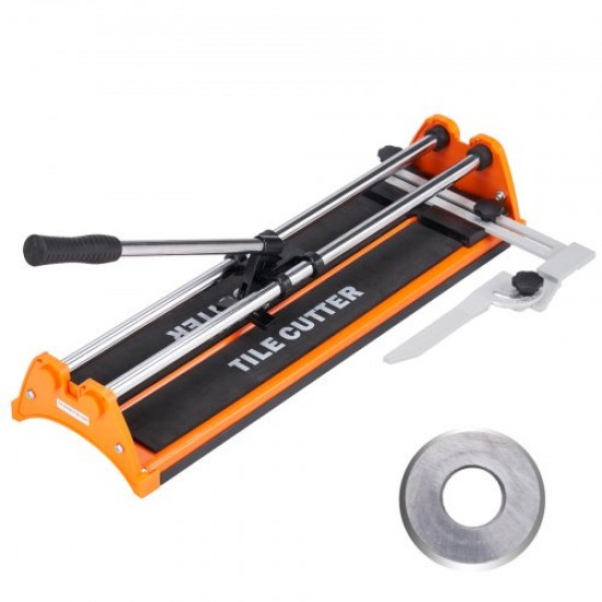 Buy Tile Cutter 430mm Manual Tile Cutter Tungsten Carbide Cutting Wheel Infrared Positioning Non-slip Feet Double Rail for Porcelain Stoneware Ceramic