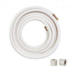VEVOR Mini líneas divididas, tubos de cobre de 15 m, 9,53 mm, 15,875 mm de diámetro exterior, aislamiento de triple capa para aire acondicionado mini split, equipos de refrigerante