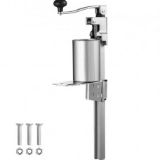 VEVOR Abrelatas manual, máquina abrelatas, catering, abrelatas comercial con base, abrelatas de mesa regulable en altura para latas de hasta 40 cm de altura, para restaurantes, hoteles, etc.