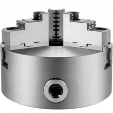 Mandril de Torno de Metal Diámetro 160 mm 3 Mordazas Torno Chuck con Placa Adaptadora 2-1 / 4-8 Par Máximo 160 N·m Mandril de Torno de Sujeción para CNC Económicos, Fresadoras, Taladradoras