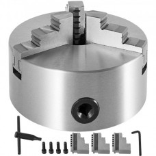 K11-200 Torno Chuck Mandril Autocentrante Con 3 Mordazas Reversibles Para Cnc