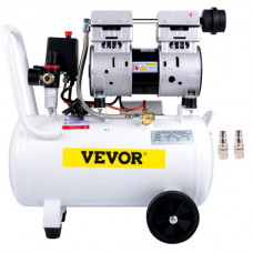 VEVOR Compresor de Aire Compresor Neumático 850 W 220 V Compresor Silencioso con Tanque 30L Compresor de Aire sin Aceite 8Bar/115PSI Compresor de Aire