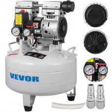 Compresor de Aire Compresor Neumático 6,6 galones / 30 L Compresor Silencioso con Tanque 850 W 165 L / min Compresor de Aire Portátil