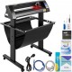 Buy 870mm Semi-Automatic Positioning Cutting Plotter Vinyl Cutter Printer 15-800mm/s Vinyl Cutting Plotter AC 85-264V Vinyl Sign Cutter Signcut Vinyl Printer