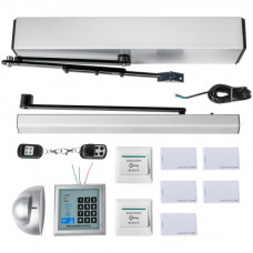 VEVOR Abridor de Puerta Automático 110 - 240 V 50 W Motor Puerta Corredera Abrepuertas Automático Abridor de Puerta Abatible para Supermercados