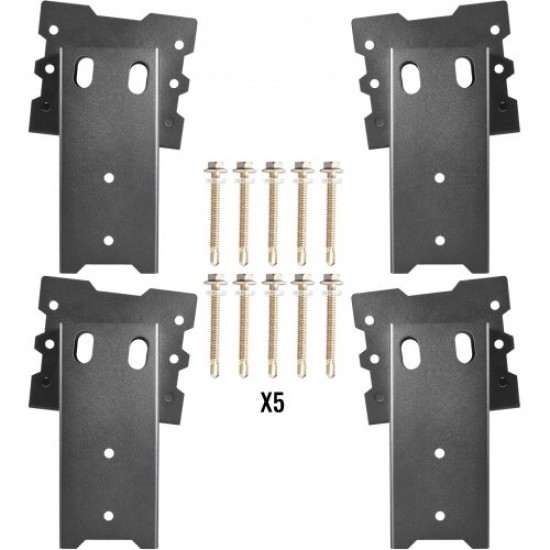 Buy Angle Riser Bracket 4pcs Wood Connector 18x10.8x24.5cm