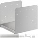 Buy Post Base 1 Piece Square Post Support 19.8 x 19 x 18cm Screw-in Base for Post 8" x 8" Thickness 2mm Metal Post Anchor