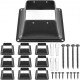 Buy Post Base, 10 Pcs Square Post Support 15.3 x 9.2 x 6.7cm Screw-in Post Base 4" x 4" Thickness 1.5mm Metal Post Anchor