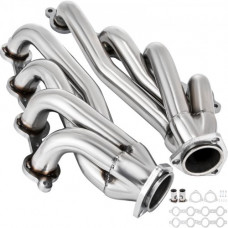 VEVOR Colector de Escape de Acero Inoxidable para Universal LS Swap S10 V8 Motores 4,8/5,3/5,7/6,0/6,2 L Kit de Colector de Escape con Juntas 57 x 34 x 14 cm Pieza de Repuesto para SUV Camión