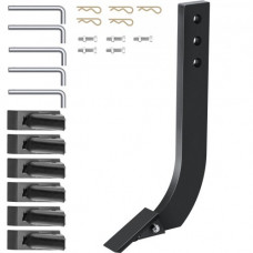 VEVOR-vástago de hoja de caja de 16 pulgadas, vástago escarificador, dientes, caja de 3 agujeros, vástago raspador, 5 uds.