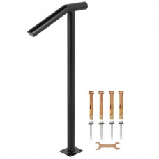 VEVOR Barandilla Escalera Pasamanos de Escaleras de Aluminio Barandillas de 45.7 Cm Tubo Redondo