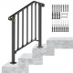 Buy Stair Handrail Railing For 2 Or 3 Step Stairs Buildings Concrete Steps Iron