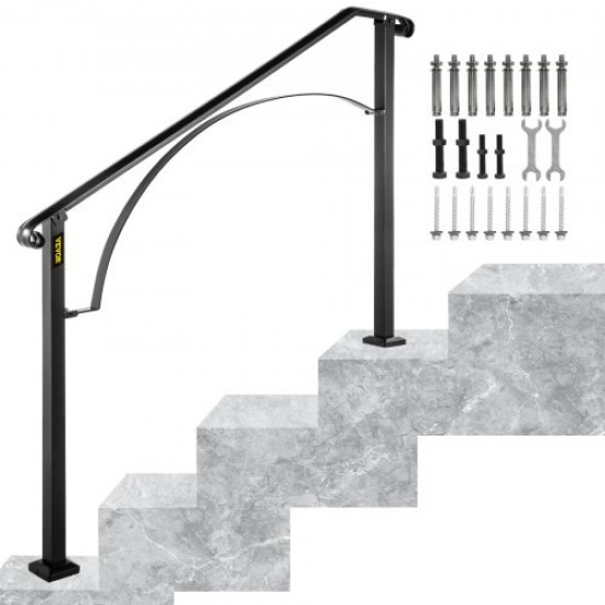 Buy Stair Handrail Staircase Railing Arch Handrail Beautify 3 or 4 Step Residential Concrete Steps