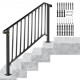 Buy Stair Handrail Rustproof Stair Railing Adjustable Cobblestone 4 or 5 Steps