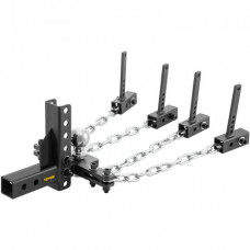 Enganche para Remolque de Viaje Acero Enganche de Distribución de Peso con Control de Bola de Equilibrio de 50mm Caída y Elevación de 10,2cm