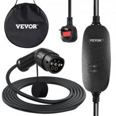Cargador Portátil para Vehículo Eléctrico de 10A Tipo 2, Cargador de Coche EV con 6m de Longitud del Cable, Cargador de Coche Eléctrico para Coche Eléctrico que Cumple con la Norma IEC 62196-2