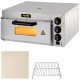 Kaufen Sie Elektrischer Pizzaofen, 2000 W, Edelstahlofen, 56 x 47,5 x 26,5 cm, Pizzatoaster, 122–662 ℉, zum Kochen von Pizza, Sandwiches, Brezeln, Auflaufgerichten, Kartoffeln, Brot, Kuchen, Torte