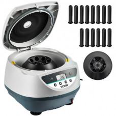 VEVOR Centrífuga de Laboratorio de Mesa 130 W 500 - 5000 RPM Centrífuga Portátil de Mesa 15 ml x 6 o 15 ml x 8 5,5 kg Centrifugadora para Separar los Componentes de las Soluciones en Laboratorios