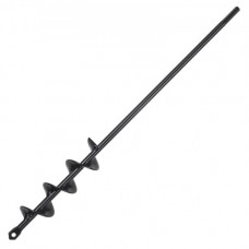 VEVOR Barrena para Taladro Barrena de Plantación para Tierra de 38x420mm Taladro de Jardín Barrena en Espiral de Acero PCM para Taladro Hexagonal de 9,53mm Plantación y Excavación de Agujeros en Suelo