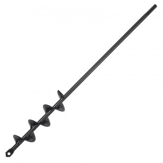 Buy Auger Drill Bit 38x420mm Soil Planting Auger Garden Drill PCM Steel Spiral Auger for 9.53mm Hex Drill Planting and Digging Holes in Soil