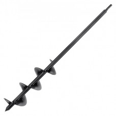 VEVOR Barrena para Taladro 77x600 mm Barrena para Plantar Broca para Jardín Barrena en Espiral de Acero PCM Taladro Helicoidal para Taladro Hexagonal 9,53 mm Plantar y Cavar Agujeros en Suelo