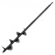 Buy Auger Drill 77x600mm Planting Auger Garden Drill Bit PCM Steel Spiral Auger Hex Shank Drill 9.53mm Planting and Digging Holes in Soil