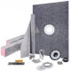 Buy Waterproofing kit for shower tray 96.5 x 15.2 cm with central ABS drain