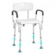 Comprar Asiento de ducha Silla de ducha de baño Altura ajustable Carga 350 lbs