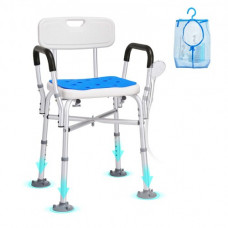 VEVOR Asiento de ducha Silla de ducha Altura ajustable 400 lbs Baño