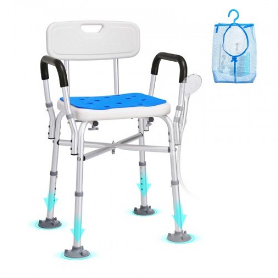 Comprar Asiento de ducha Silla de ducha Altura ajustable 400 lbs Baño