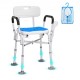 Comprar Asiento de ducha Silla de ducha Altura ajustable 400 lbs Baño