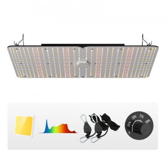 Buy LED Grow Light Plant 300W Quantum Full Spectrum Panel High Output Waterproof IP65 PPFD Samsung 281B Diodes for Indoor Grow Tents Veg Plants Flower