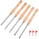 Buy Wood Lathes 5 Pcs Beech Wood Handle Carbide Turning Tool with Handle 250mm