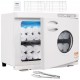 Koop Handdoekverwarmer Sterilisator 23L Handdoekdroger met UV-licht 2 roestvrijstalen manden Snelle verwarming Geschikt voor maximaal 54 handdoeken Spa Schoonheidssalon voor badkamer Hotel