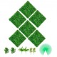 Buy Artificial Boxwood Panels 6 Pieces Artificial Plant Hedge Screen 20" x 20" Artificial Grass Wall Backdrop Decoration for Fence Wall Patio Garden Walkway Outdoor Indoor