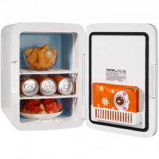 VEVOR Mini Nevera Pequeña Frigorífico Cosmético 10L Mini Refrigerador Portátil Modo de Frío y Calor Temperatura de 18 ° C/50 ° C Frigorífico