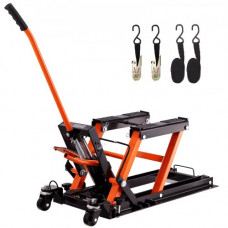 Gato de bomba hidráulica para motocicleta VEVOR 1500 LBS ATV Soporte para bicicleta de cross